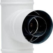 KPM Trójnik 87° biały koncentryczny kwasoodporny 0,5mm fi 80/125