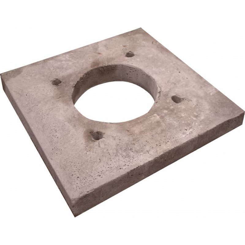 Płyta betonowa podporowa wspornikowa K pod klinkier komin bez wentylacji