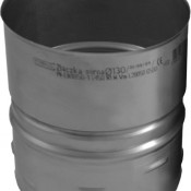 KS Złączka górna rury elastycznej Uniflex kwasoodporna 0,5mm wkład fi 80