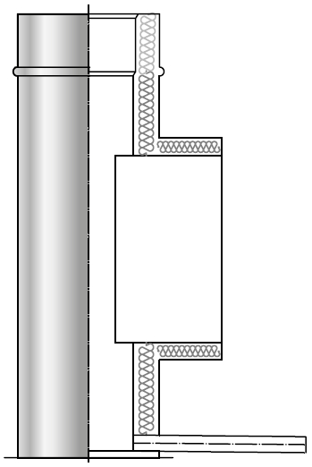 Wyczystka z odskraplaczem żaroodporna izolowana dwuścienna wkład żaroodporny komin