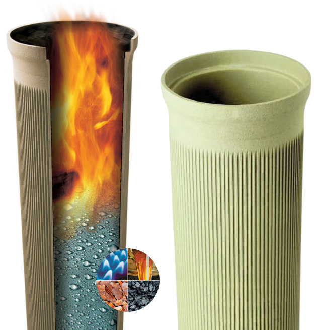 Schiedel komin ceramiczny system kominowy